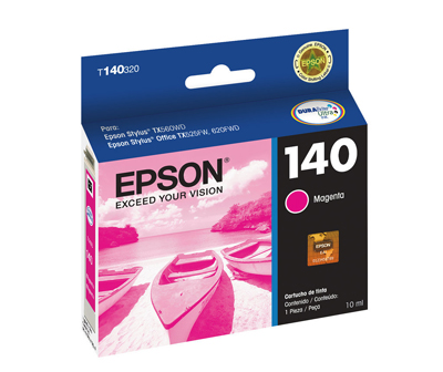 Cartucho de Tinta magenta Epson 140, T140320, 10 ml