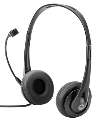 Headset profissional HP T1A67AA digital c/ controle USB