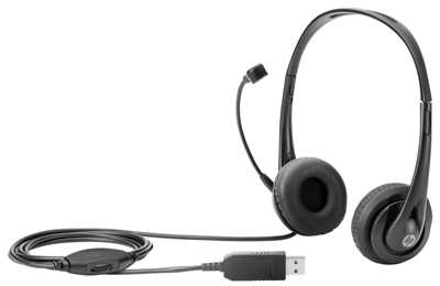 Headset profissional HP T1A67AA digital c/ controle USB