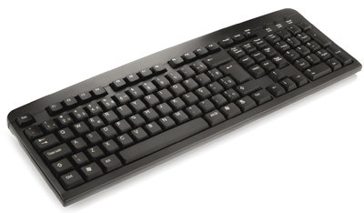 Teclado slim Multilaser TC047, silencioso, ABNT2 PS/2