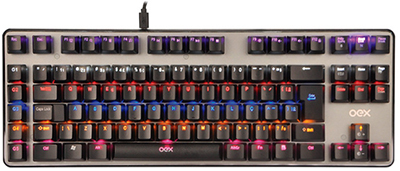 Teclado gamer mecnico OEX TC601 Bionic anti-ghosting