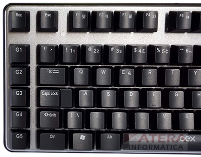 Teclado gamer mecnico OEX TC601 Bionic anti-ghosting