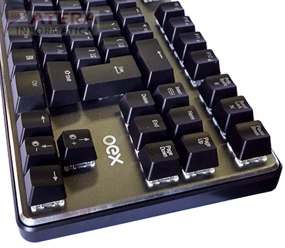 Teclado gamer mecnico OEX TC601 Bionic anti-ghosting