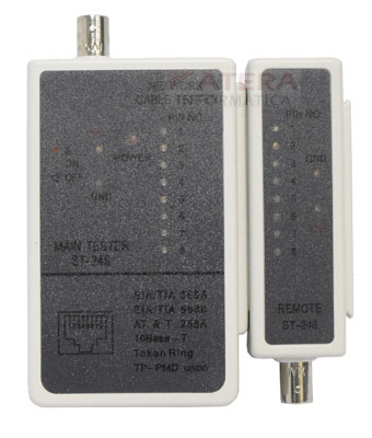 Testador de cabos UTP e coaxial SpeedLan c/ capa