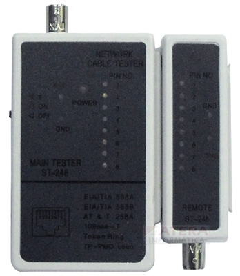 Testador de cabos UTP / Coaxial Labramo 20920 c/ capa