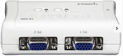Switch KVM 2 portas, cabos PS2 Trendnet TK-205K V1.4R