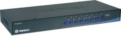 Chaveador Switch KVM TrendNet TK-801R 8 portas PS/2