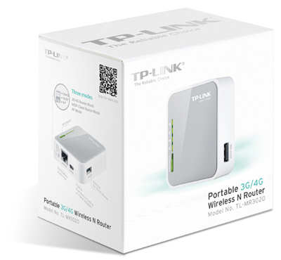 Roteador/AP porttil TP-Link TL-MR3020 3G/4G 150Mbps