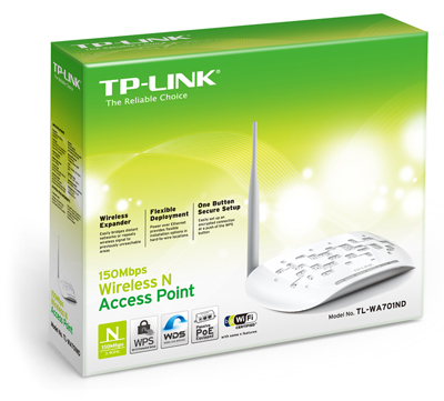 Access Point TP-Link TL-WA701ND, 150 Mbps 2.4GHz c/ PoE