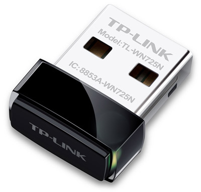 Nano adaptador USB WiFi TP-Link TL-WN725N 150 Mbps