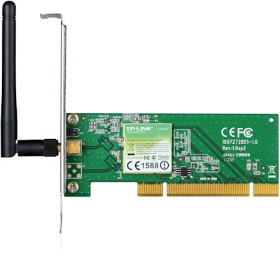 Placa de rede WiFi PCI, TP-Link TL-WN751ND 150 Mbps