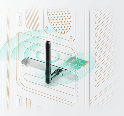 Adaptador PCI-e TP-Link TL-WN781ND 150Mbps Wireless