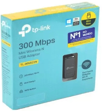 Mini adaptador USB WiFi TP-Link TL-WN823N 300 Mbps