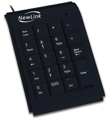 Teclado numrico NewLink Experience 19 teclas, USB