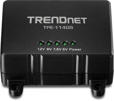 Splitter PoE Gigabit, TrendNet TPE-114GS 48V out:12-5V