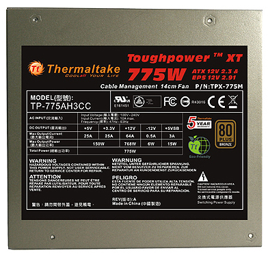 Fonte ATX Thermaltake Toughpower XT 775W TPX-775M