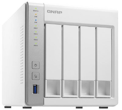 NAS Storage QNAP TS-431P p/ 4 HDs 2 LAN Gigabit, 2 USB3