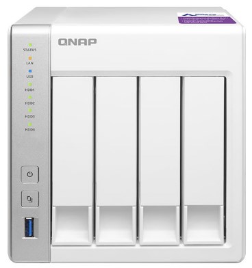 NAS Storage QNAP TS-431P p/ 4 HDs 2 LAN Gigabit, 2 USB3