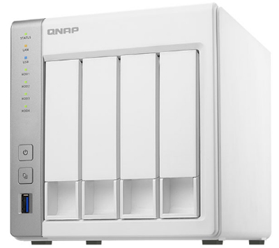 NAS Storage QNAP TS-431P p/ 4 HDs 2 LAN Gigabit, 2 USB3