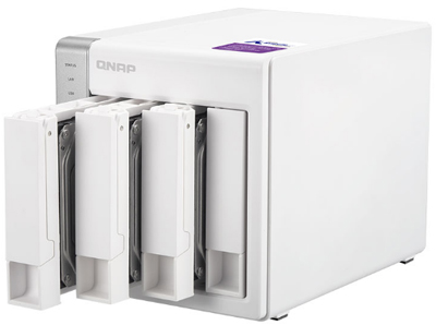 NAS Storage QNAP TS-431P p/ 4 HDs 2 LAN Gigabit, 2 USB3