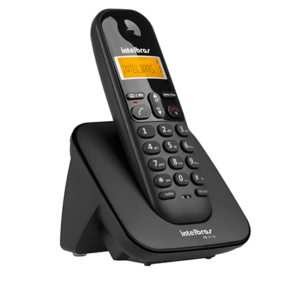 Telefone sem fio Intelbras TS3110 at 7 ramais preto