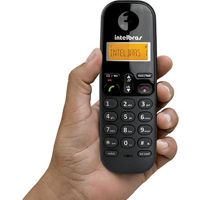 Telefone sem fio Intelbras TS3110 at 7 ramais preto