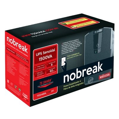 Nobreak Senoidal 1500VA (1050W) TS Shara 4438 biv/biv