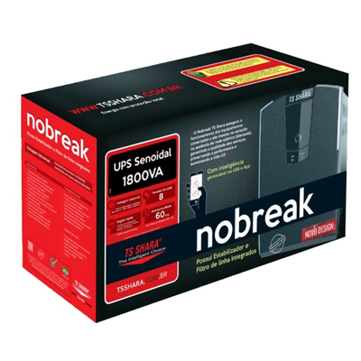 Nobreak senoidal 1800VA (1260W) TS Shara 4439 Biv/Biv