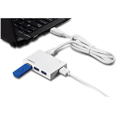 HUB USB 3.0 4 portas Trendnet TU3-H4 c/ fonte