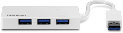 HUB USB 3.0 Trendnet TU3-H4E 4 portas, 5 Gbps sem fonte