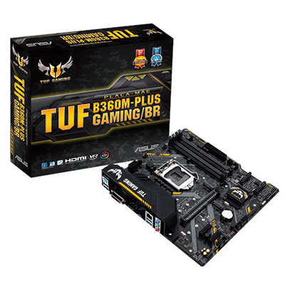 Placa me Asus TUF B360m-plus Gaming/br LGA-1151