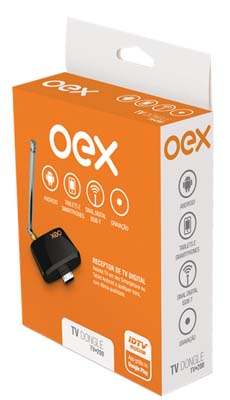 Receptor de TV digital p/ Android OEX TV-200 p/ tablet