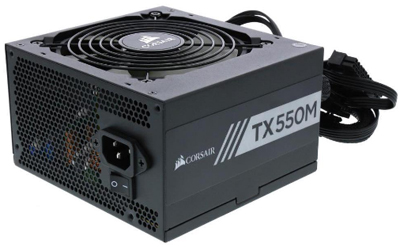 Fonte ATX 550W reais Corsair TX550M 80 plus gold