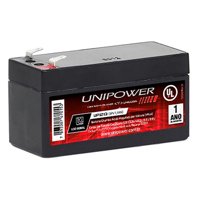 Bateria chumbo-acido Unipower UP1213 12V, 1.3Ah F187