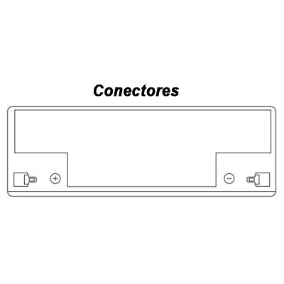 Bateria chumbo-acido Unipower UP1223, 12V, 2,3Ah, F187