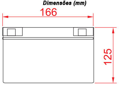 Bateria chumbo-acido Unipower UP12280, 12V, 28Ah, M5