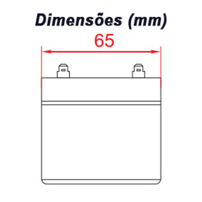 Bateria chumbo-acido Unipower UP1272, 12V, 7,2Ah, F187