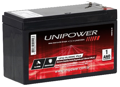 Bateria p/ Alarme 12V Unipower UP12 Alarme Plus 5Ah