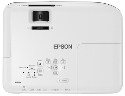 Projetor Epson Powerlite X41+ XGA 3600 lumens WiFi