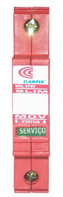 Protetor contra surto DPS Clamper VCL Slim 20KA, 275V