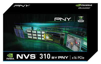 Placa vdeo PNY nVidia Quadro NVS310 512MB 2 DVI