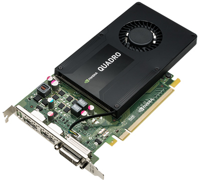 Placa vdeo PNY Nvidia Quadro K2200 4GB DDR5, DVI, 2 DP