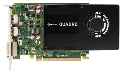 Placa vdeo PNY Nvidia Quadro K2200 4GB DDR5, DVI, 2 DP