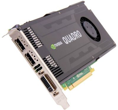 Placa vdeo PNY nVidia Quadro K4000 3GB GDDR5 DVI/2 DP