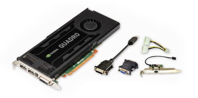 Placa vdeo PNY nVidia Quadro K4000 3GB GDDR5 DVI/2 DP