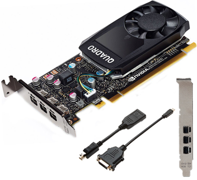 Placa vdeo Nvidia PNY Quadro P400 2GB GDDR5 3 miniDPrt