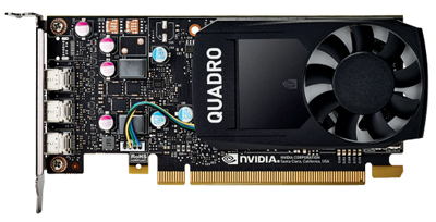 Placa vdeo Nvidia PNY Quadro P400 2GB GDDR5 3 miniDPrt