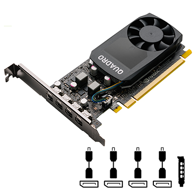 Placa vdeo prof. PNY Quadro P620 V2 2GB GDDR5 4mDPort