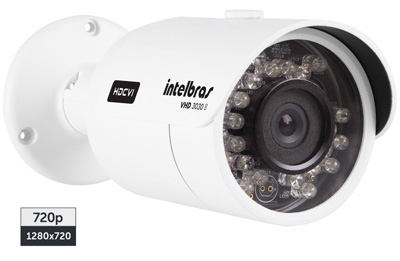 Cmera HD 720p Infra-Red Intelbras VHD3030 B 3,6mm 30m