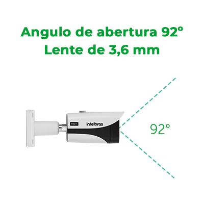 Cmera 4K Intelbras VHD 5840 B IR 40m c/ mic e WDR